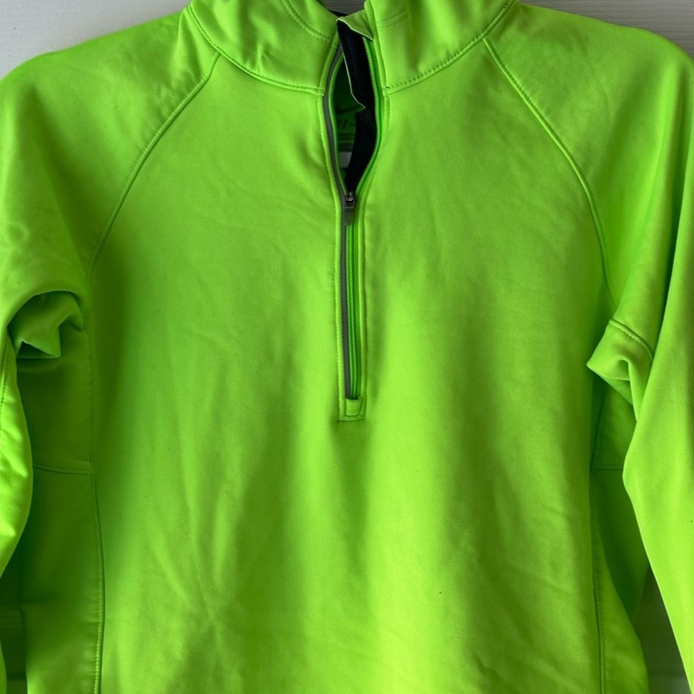 Nike Women’s Fluorescent Green Hoodie size M - Picture 2 of 9